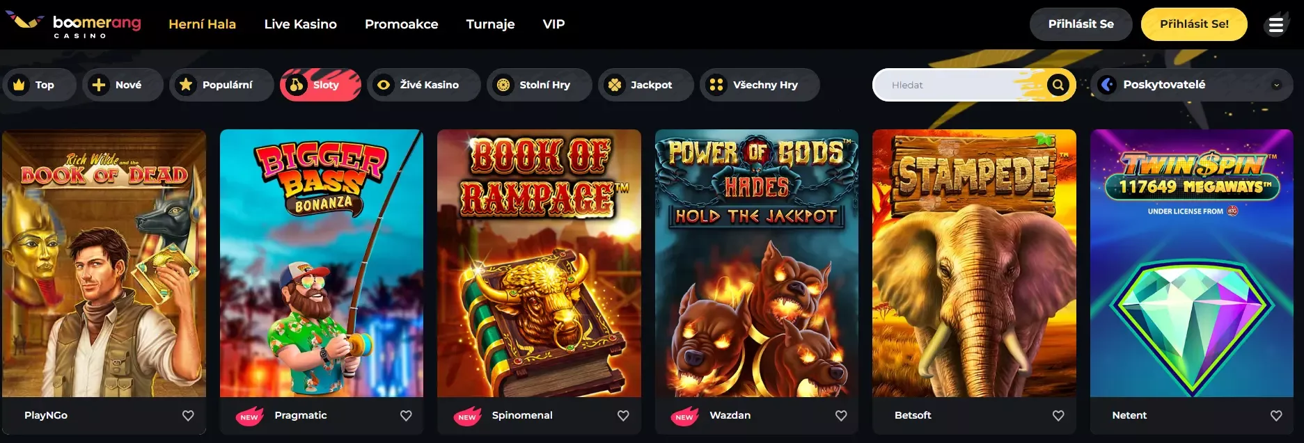 boomerang bet bonusy TOC 1