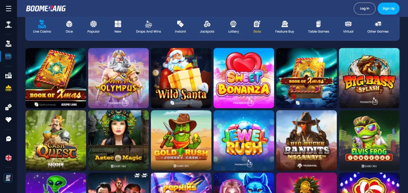 boomerang bet kaszinó TOC 5